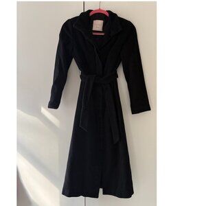 Aritzia Talula Babaton Belted Wool Cashmere Coat
